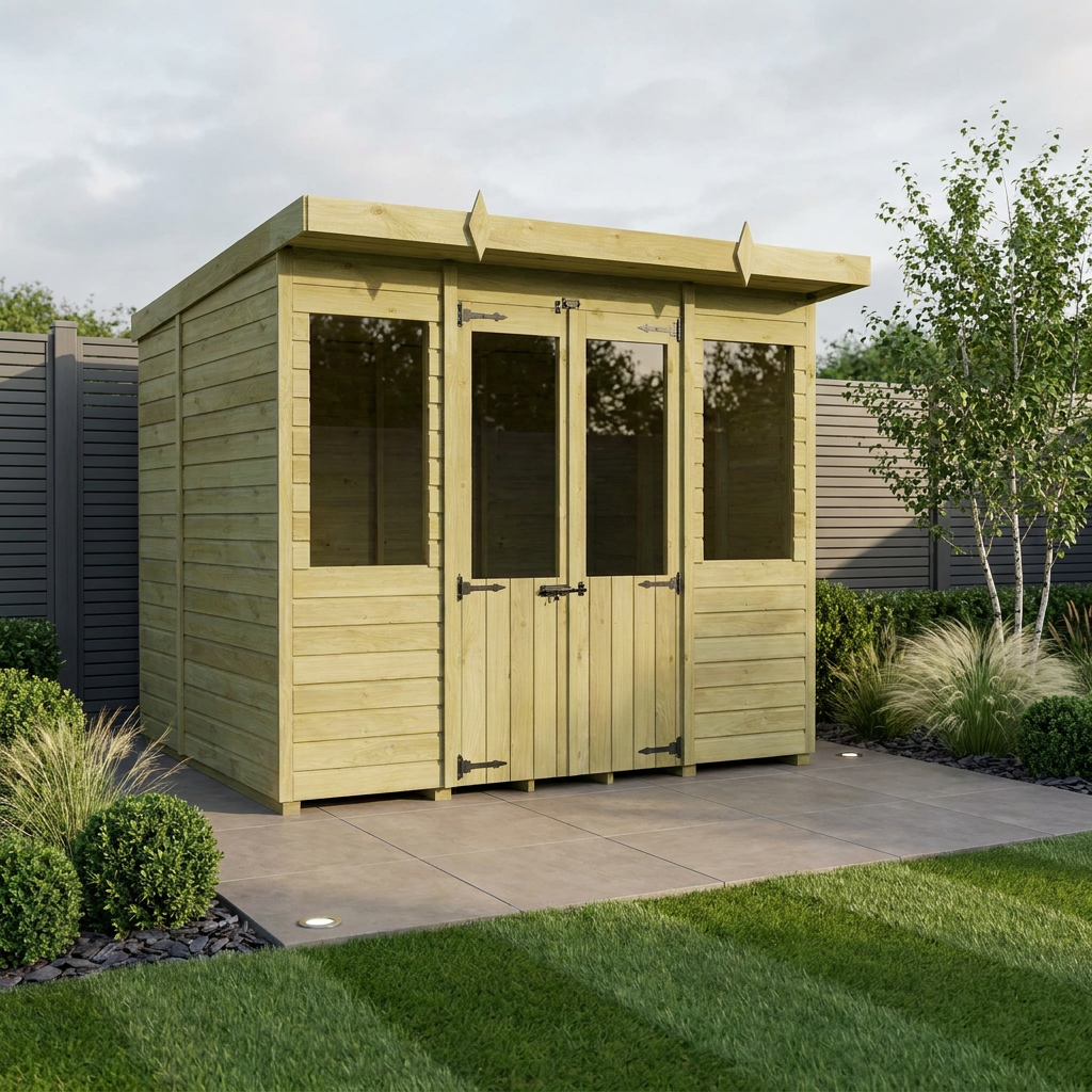 8 x 5 Pent Summer House