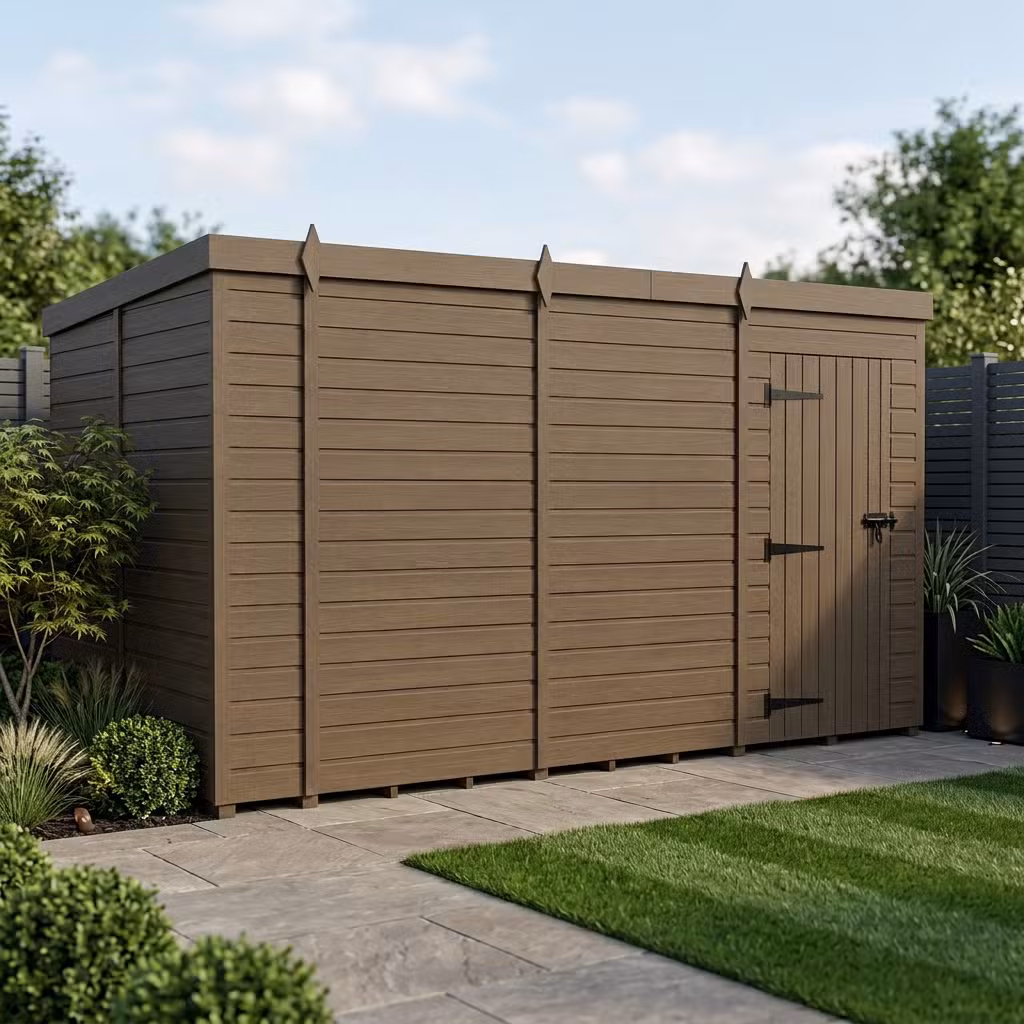 16 x 4 garden shed