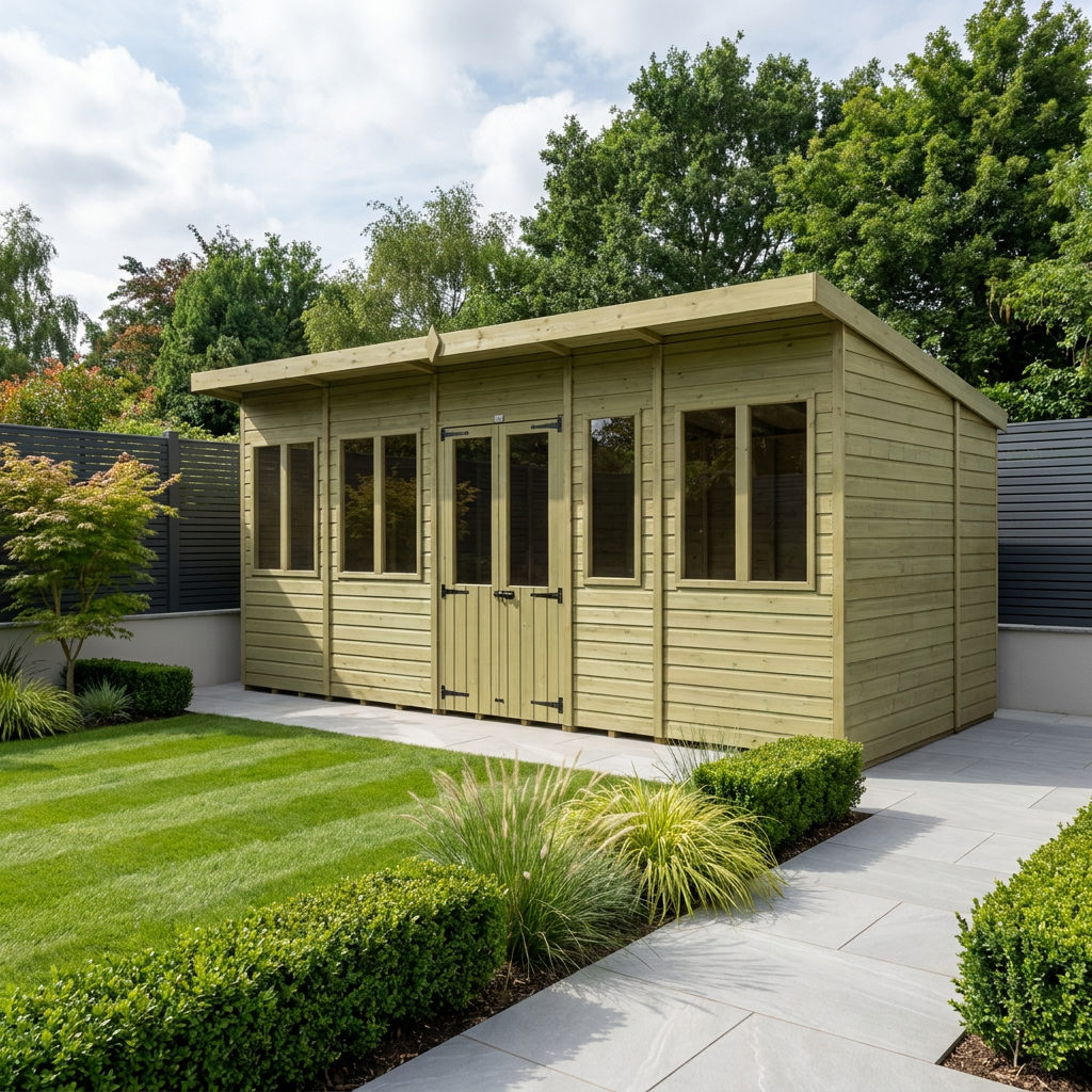 20 x 7 Pent Summer House