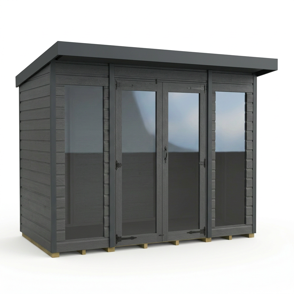 5x9 Composite Pent Full Height Summer House