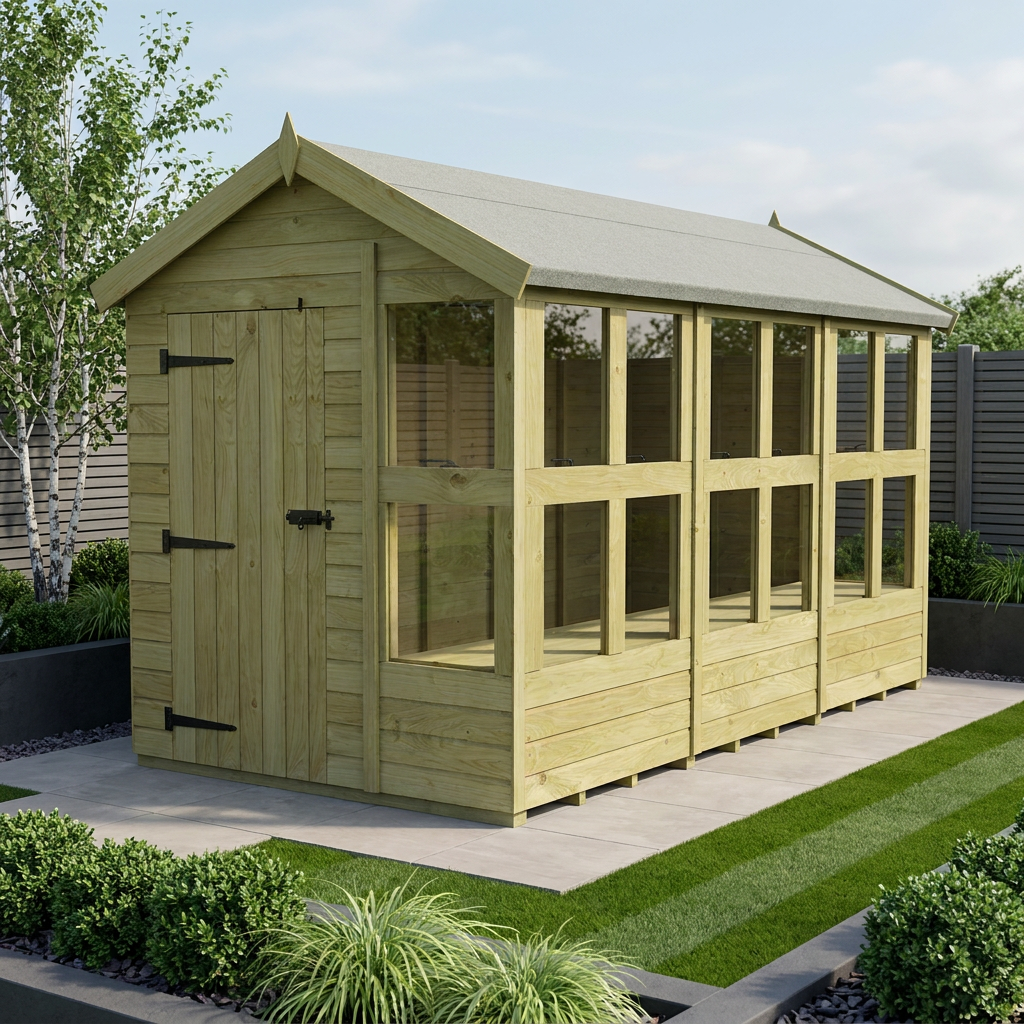 6 x 12 Apex Potting Shed