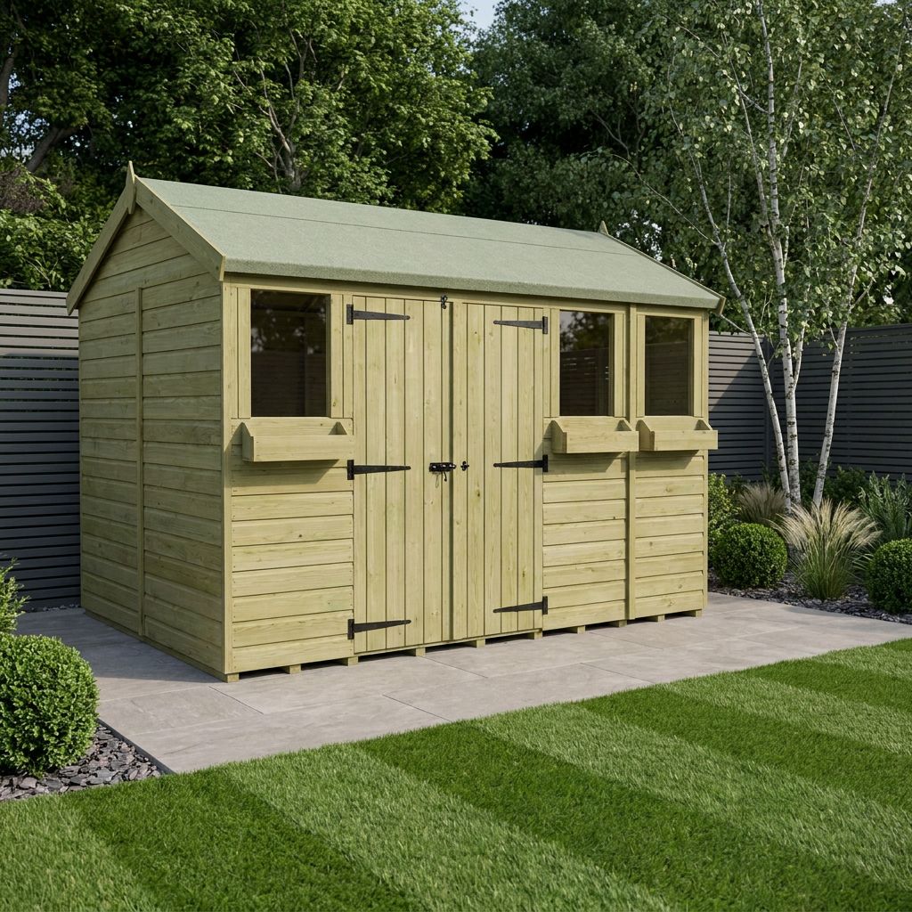 14 x 7 Apex Summer Shed