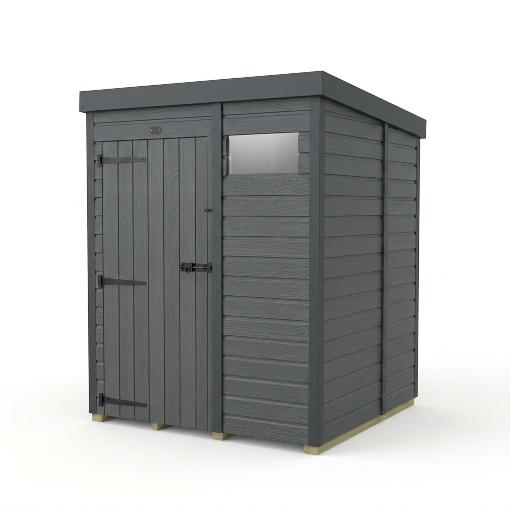 5x5 Composite Pent Security Shed