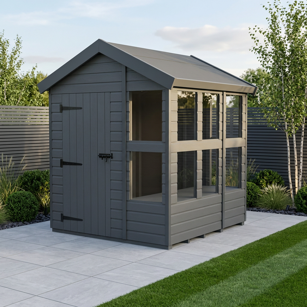 20x6 Composite Apex Potting Shed