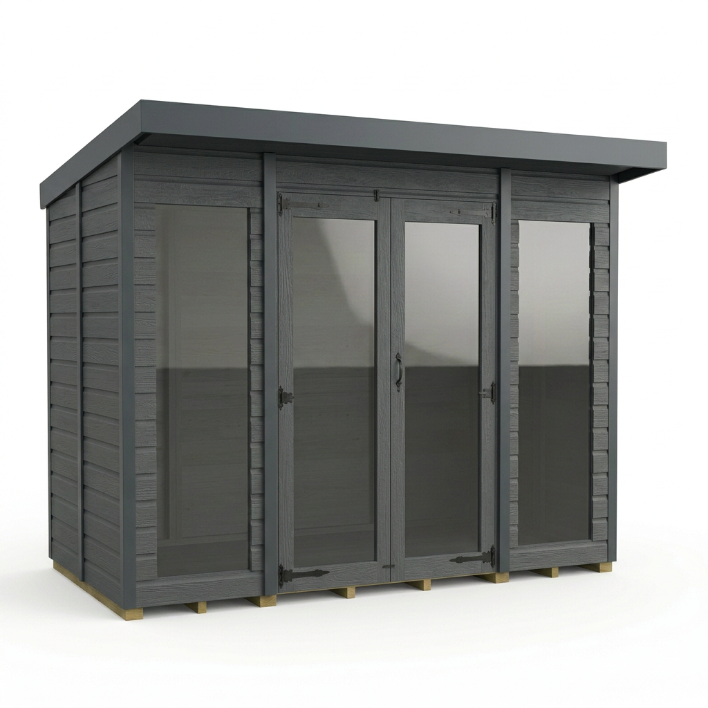4x9 Composite Pent Full Height Summer House