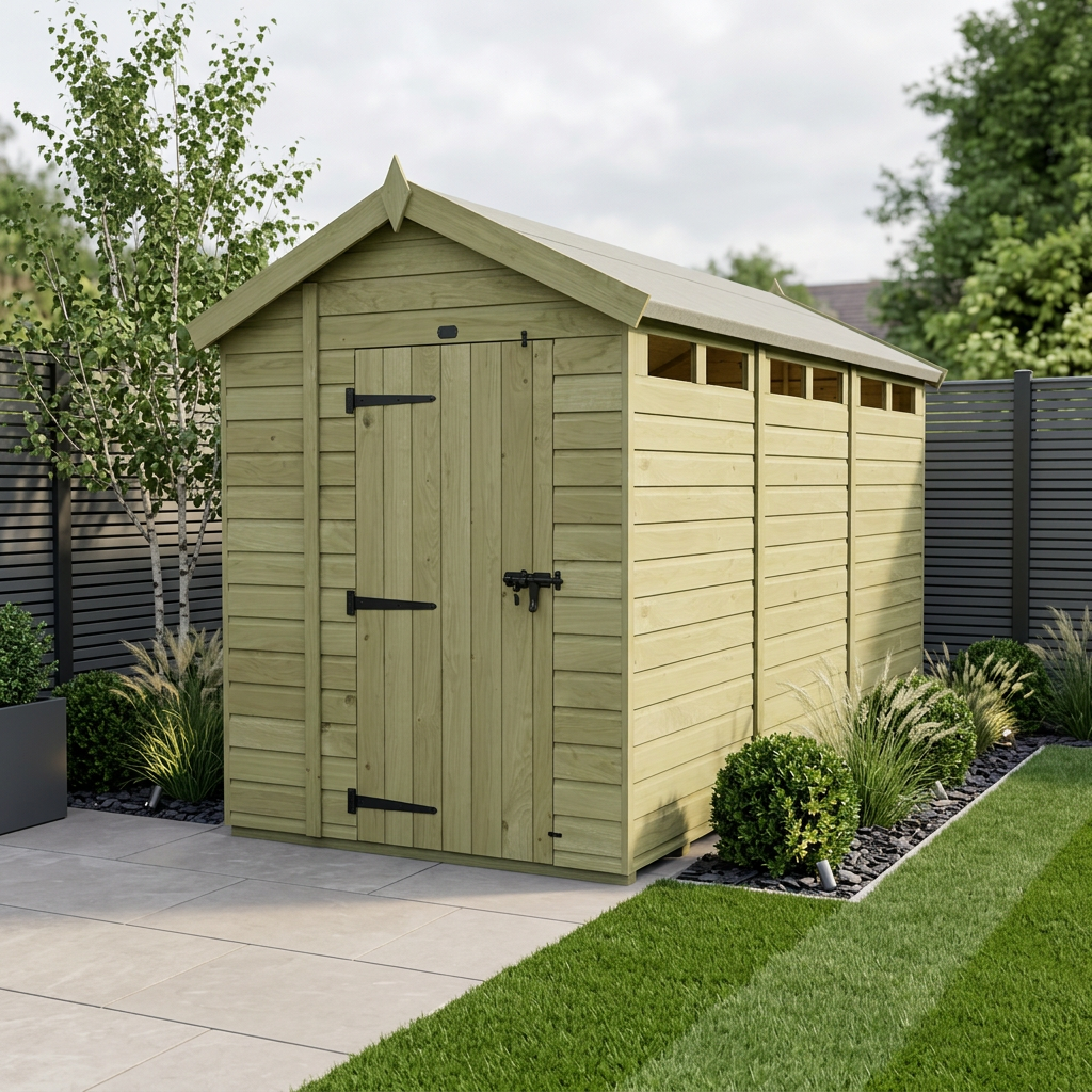 6 x 14 Apex Security Shed