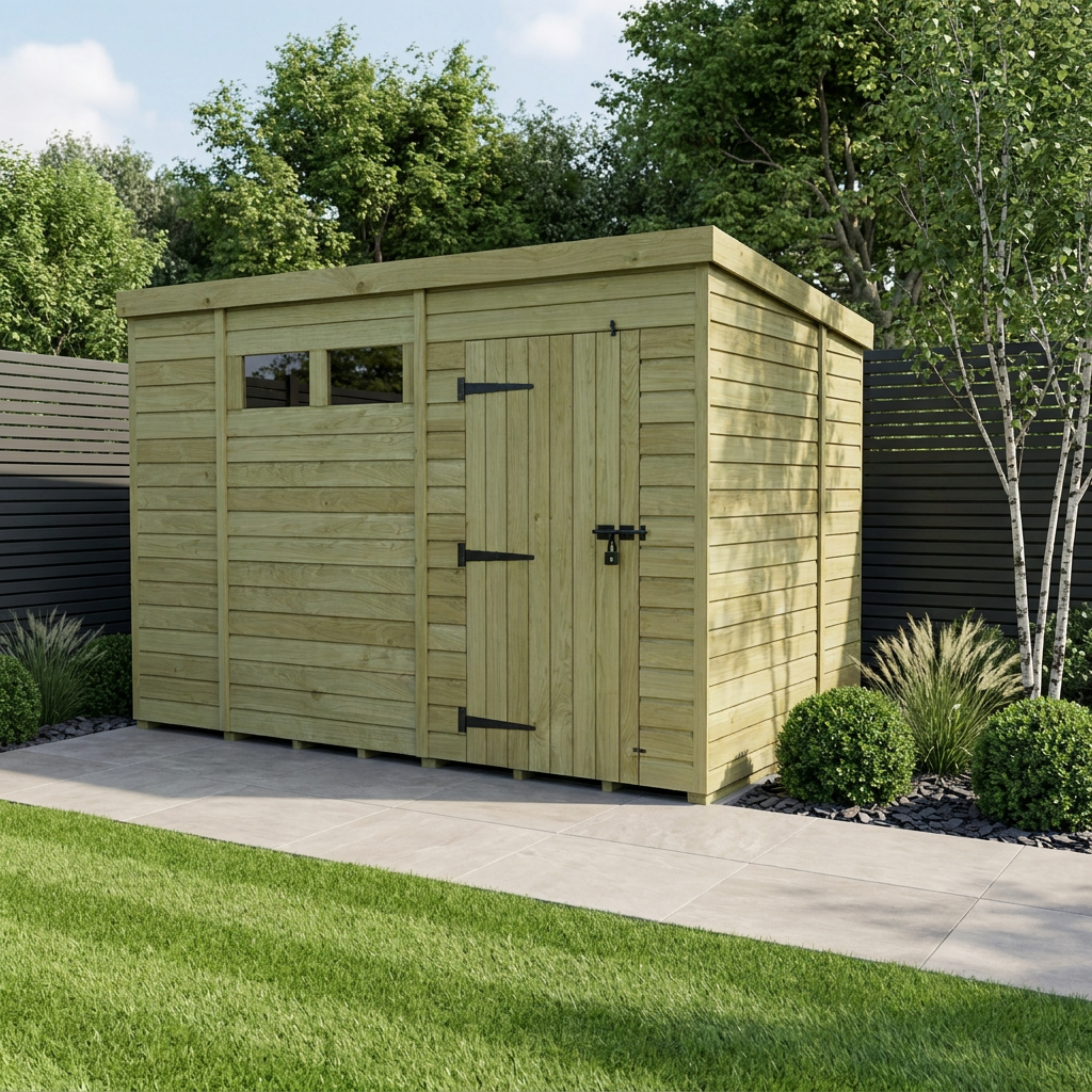 11 x 6 Security Pent Shed