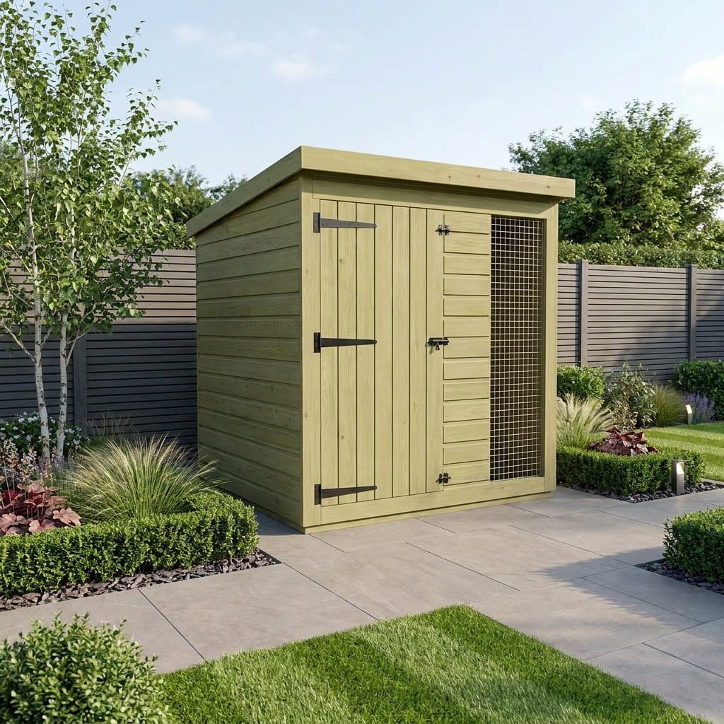 4 x 4 Dog Kennel And Run