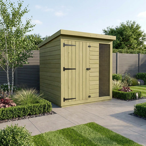 4 x 4 Dog Kennel And Run