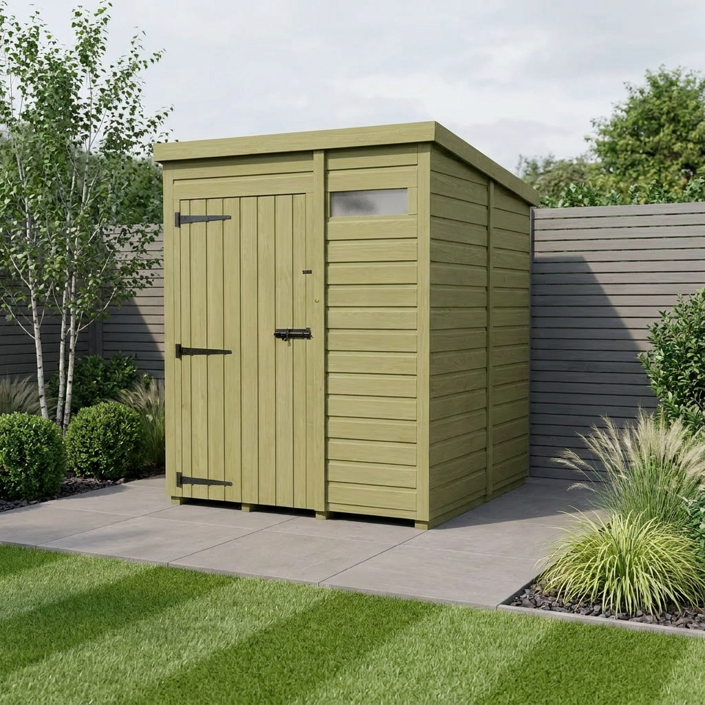 5 x 5 Security Pent Shed