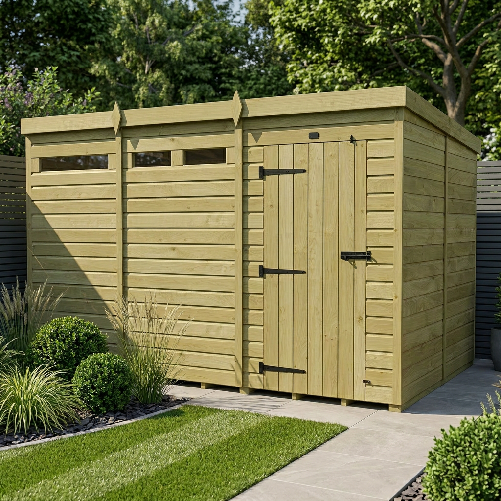 13 x 8 Security Pent Shed