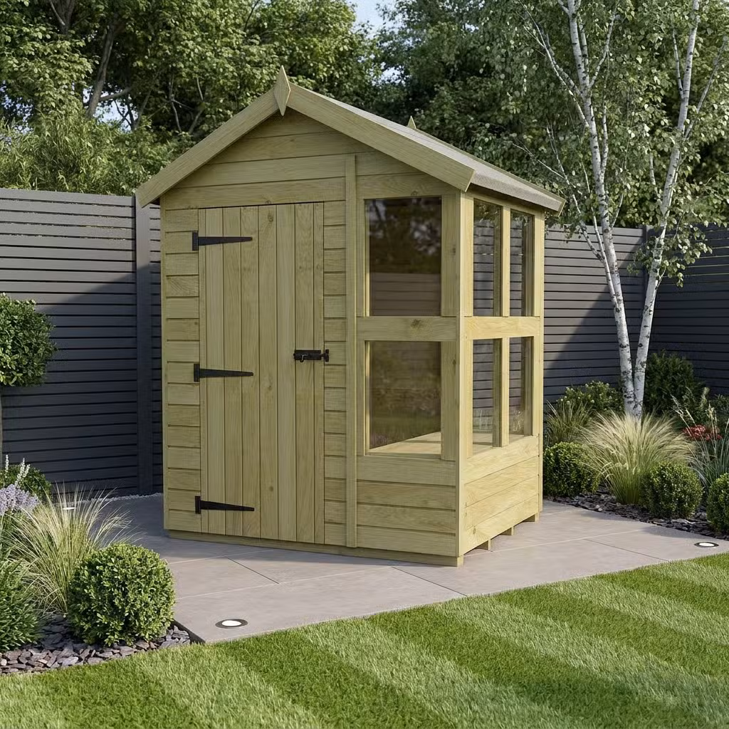 6 x 4 Apex Potting Shed