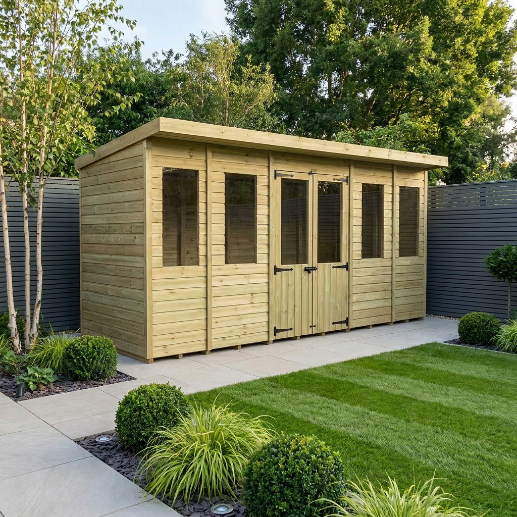 14 x 4 Pent Summer House