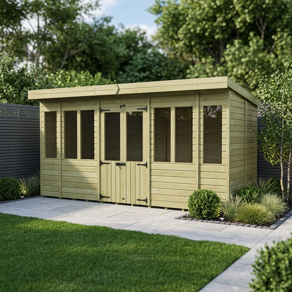 16 x 7 Pent Summer House