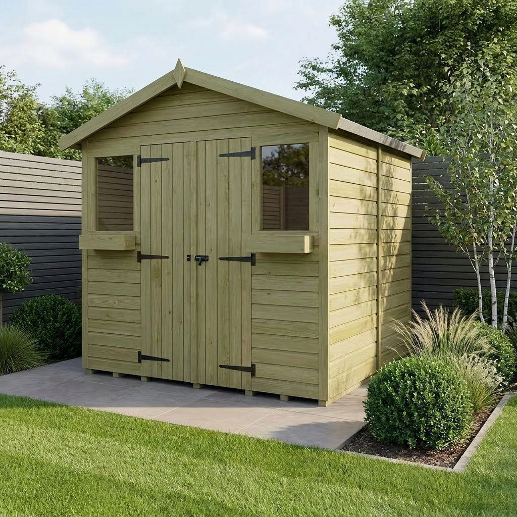 8 x 6 Apex Summer Shed