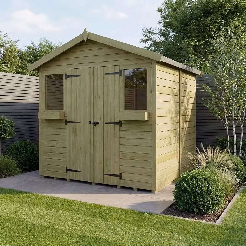 8 x 6 Apex Summer Shed