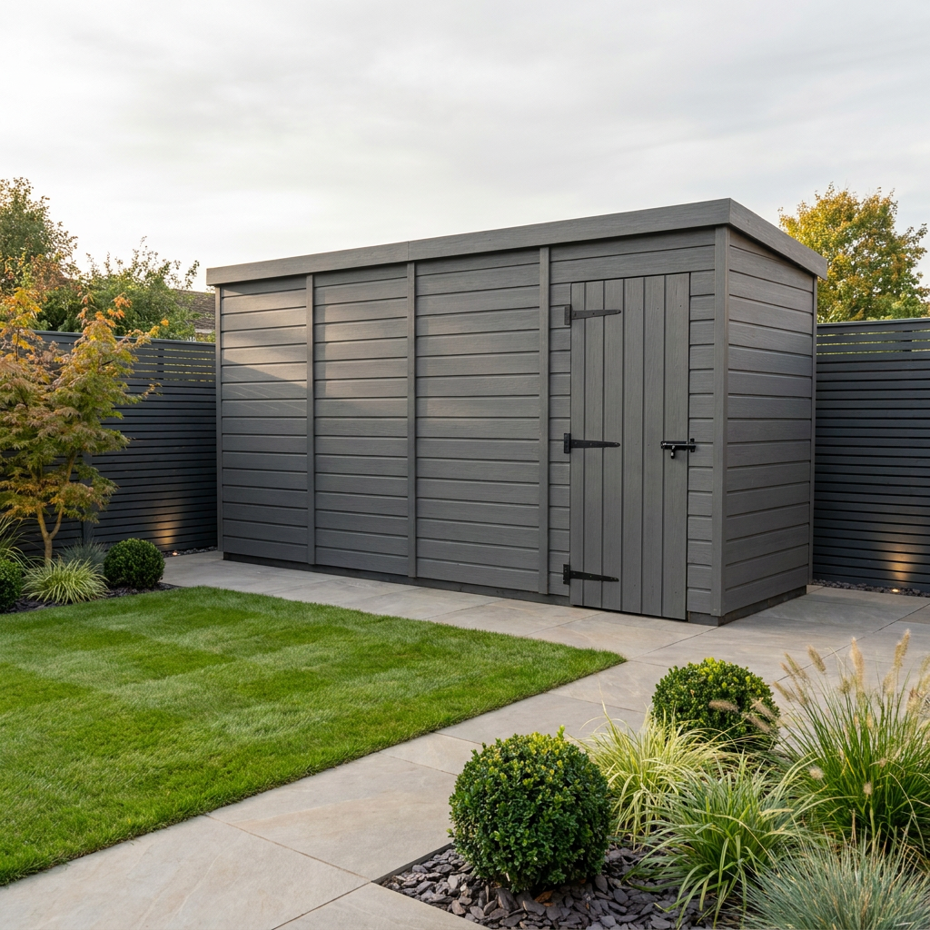 17 x 4 garden shed