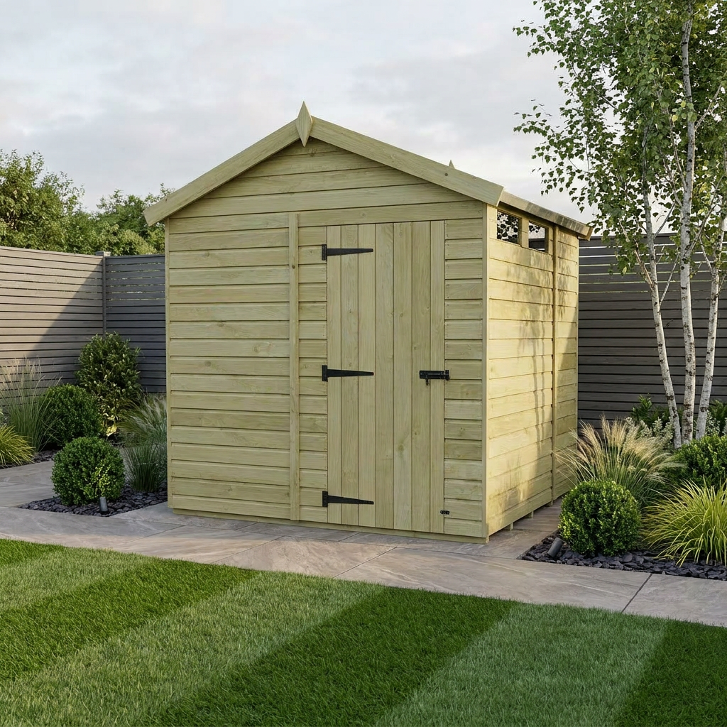 6 x 8 Apex Security Shed