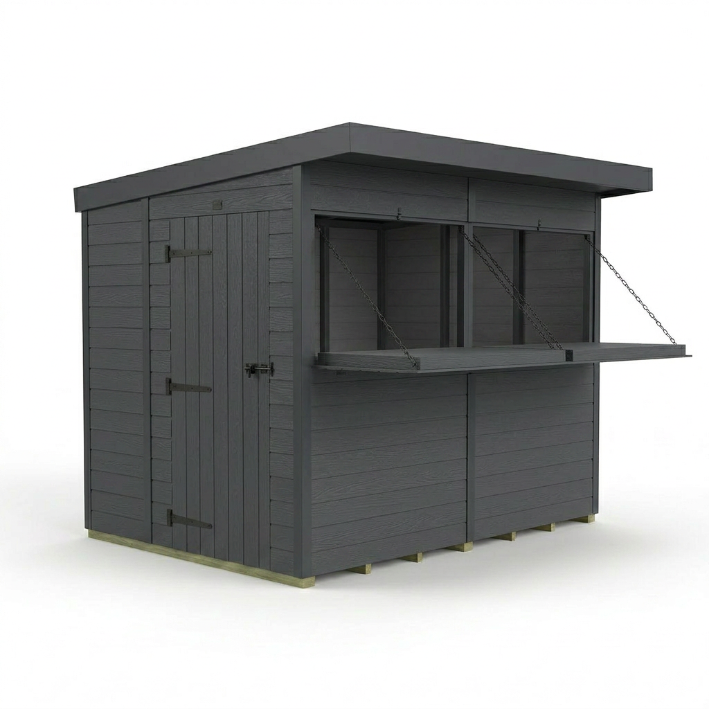 8x6 Composite Outdoor Garden Bar