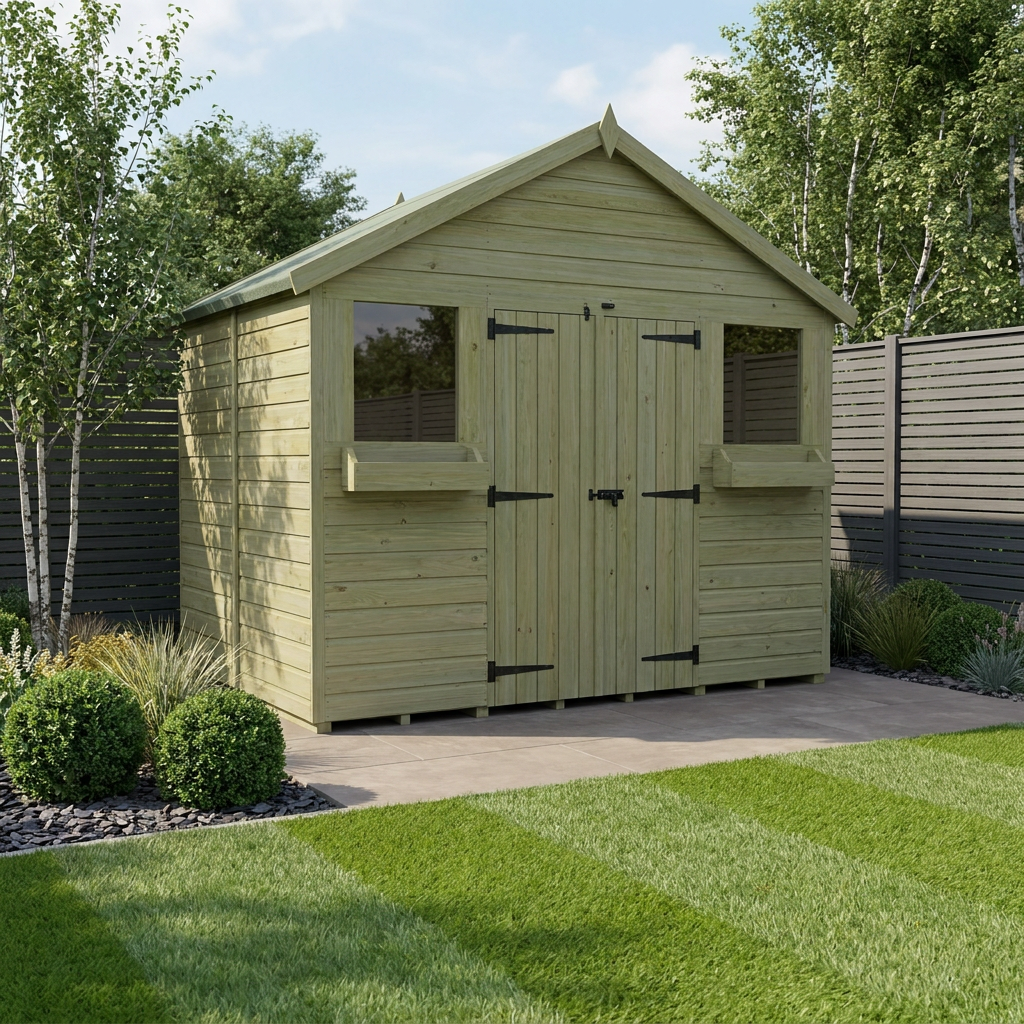 12 x 7 Apex Summer Shed