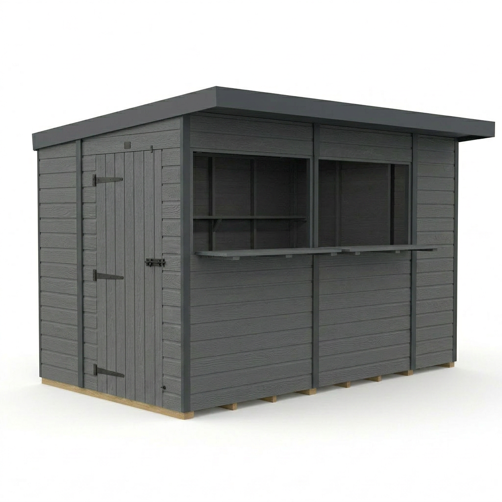 10x6 Composite Outdoor Garden Bar