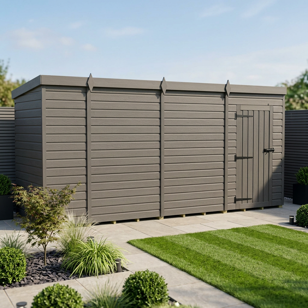 14 x 4 garden shed