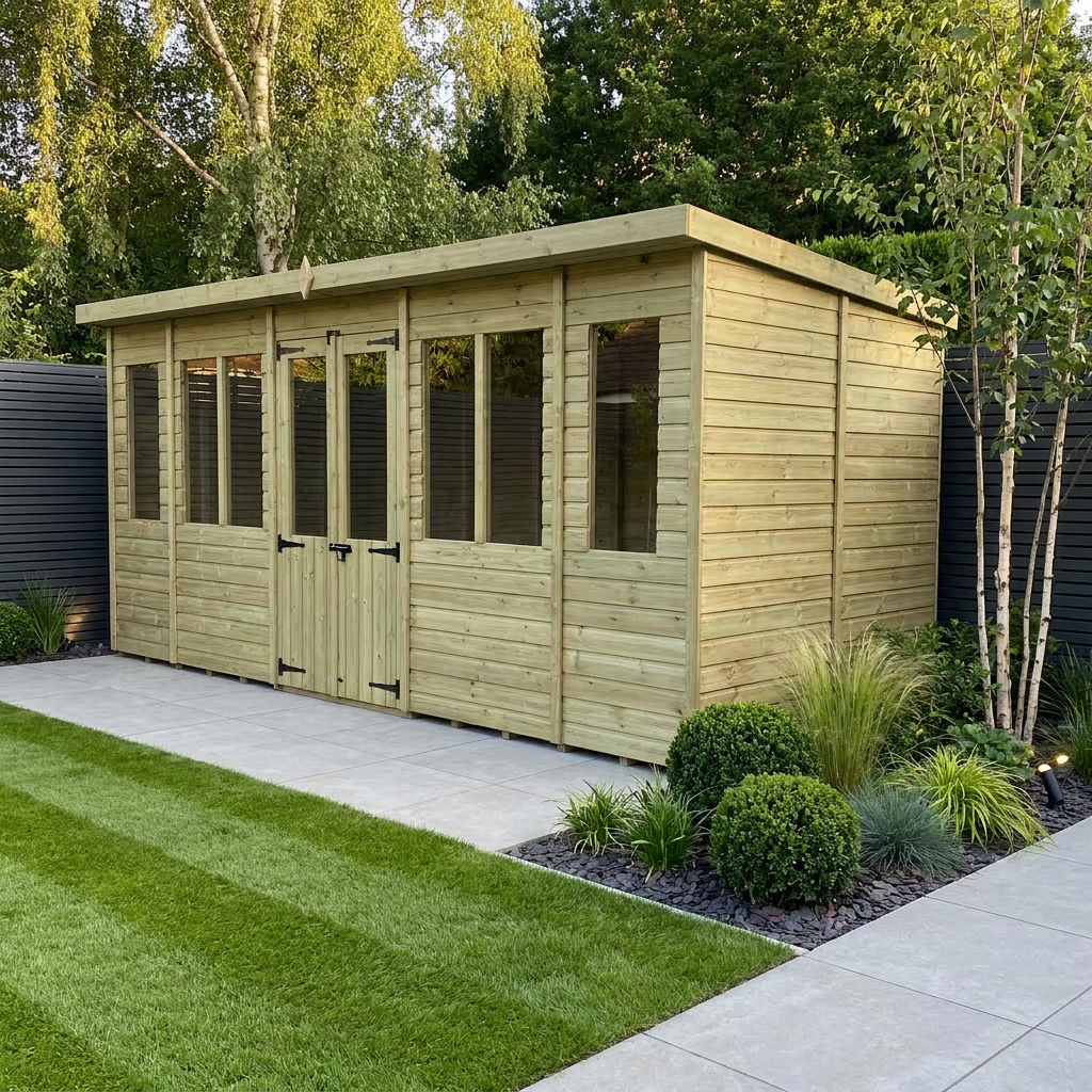 18 x 6 Pent Summer House