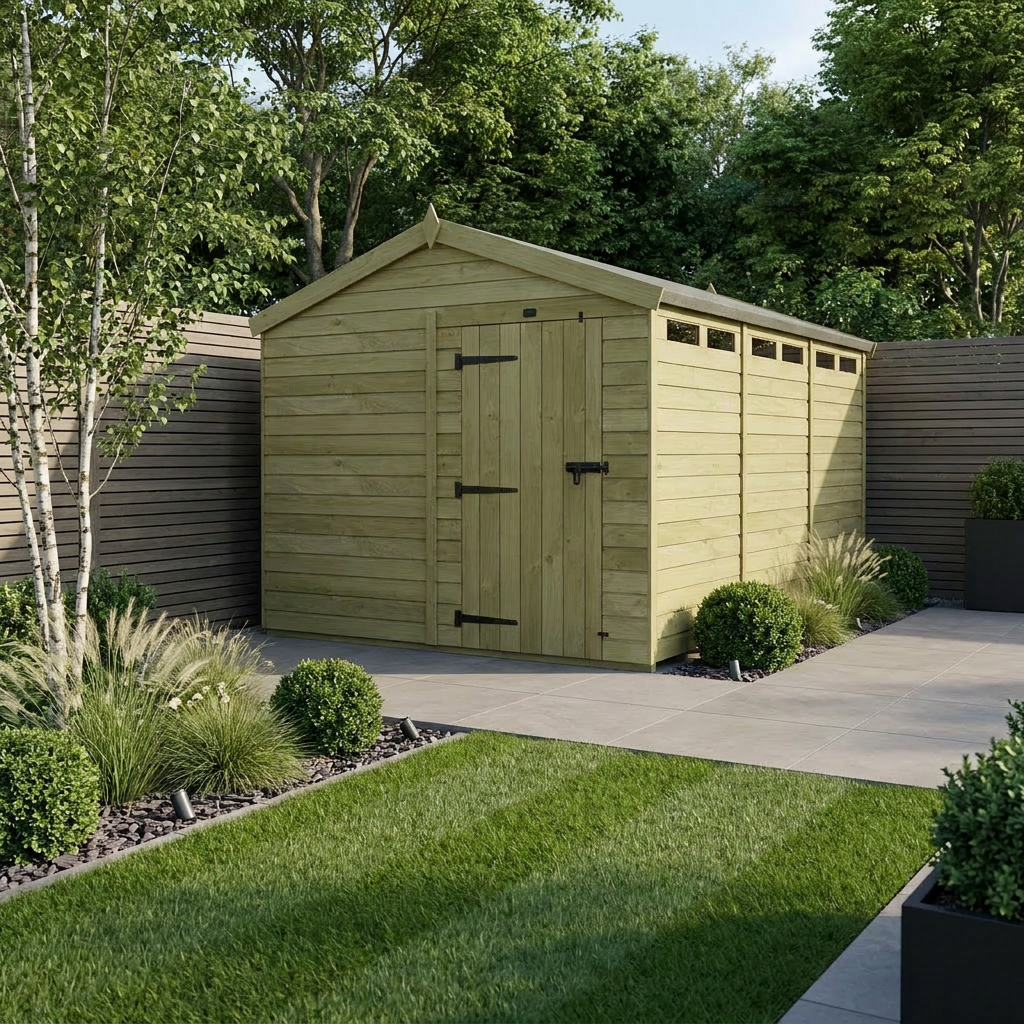 8 x 19 Apex Security Shed