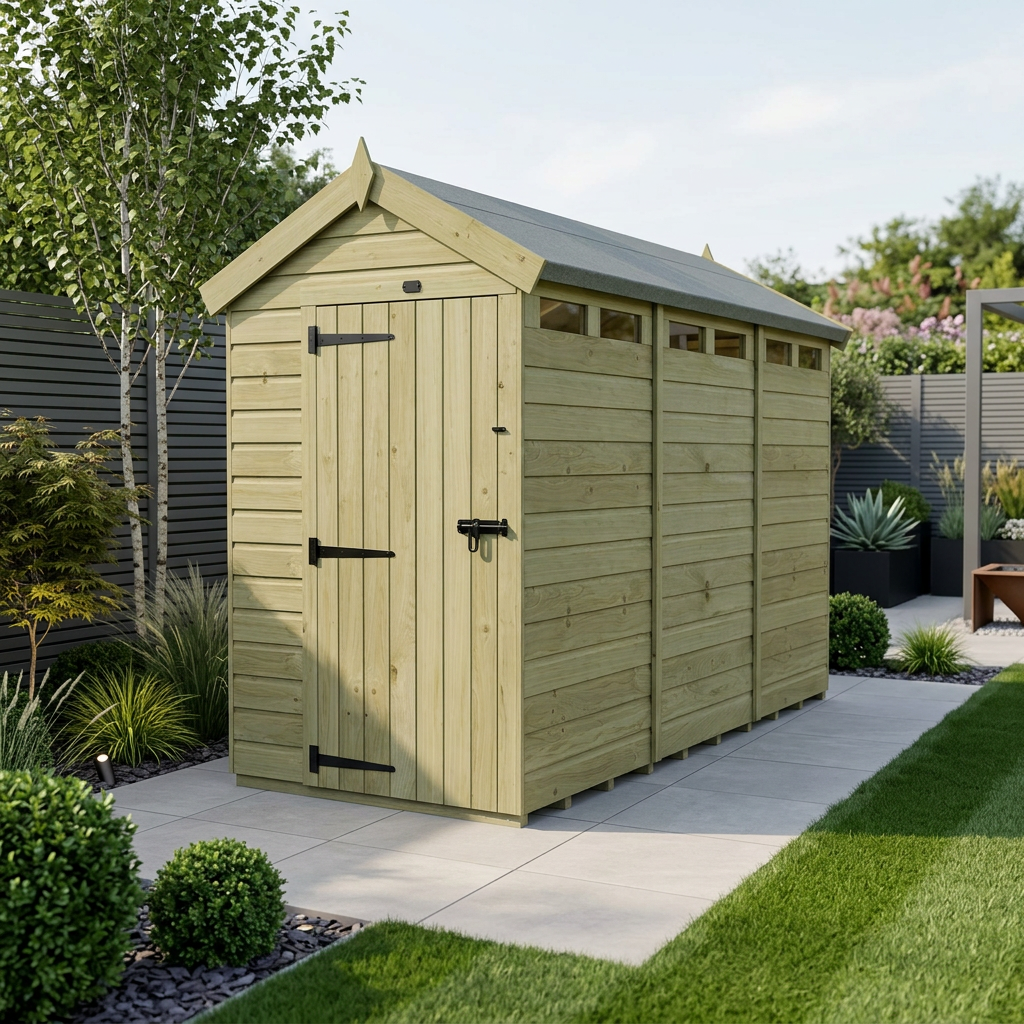 5 x 16 Apex Security Shed