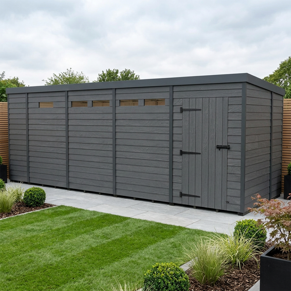 17 x 7 garden shed