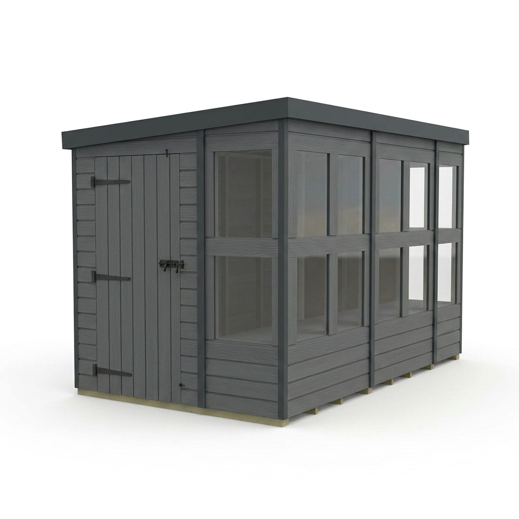 10x6 Composite Pent Potting Shed