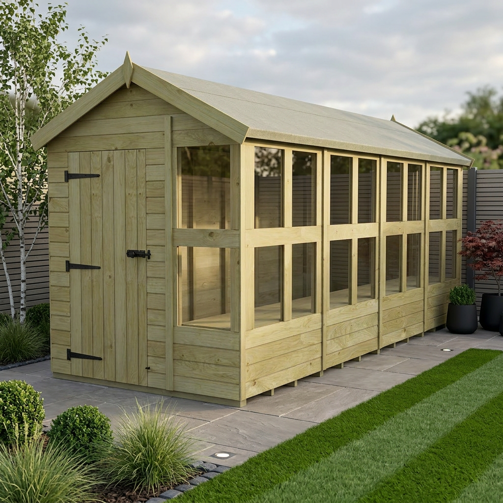 6 x 16 Apex Potting Shed