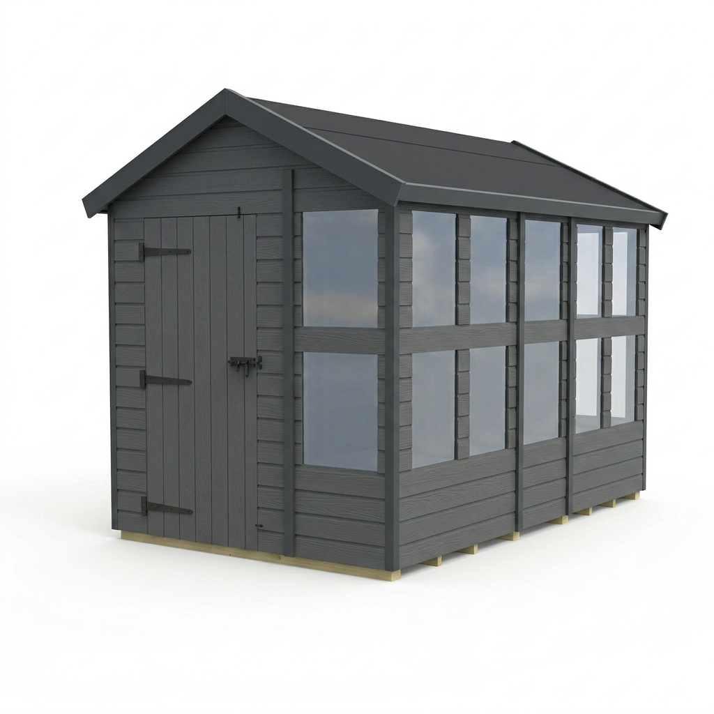 10x6 Composite Apex Potting Shed