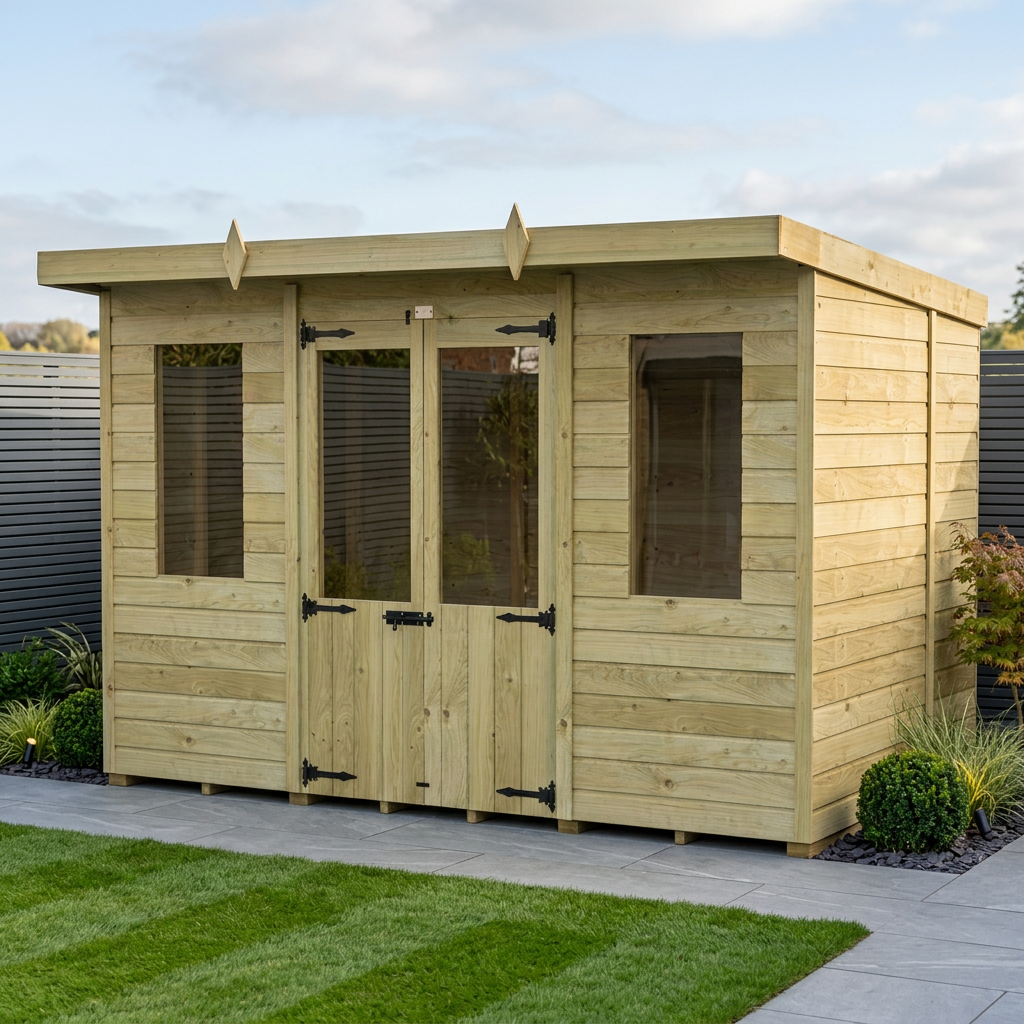 12 x 5 Pent Summer House