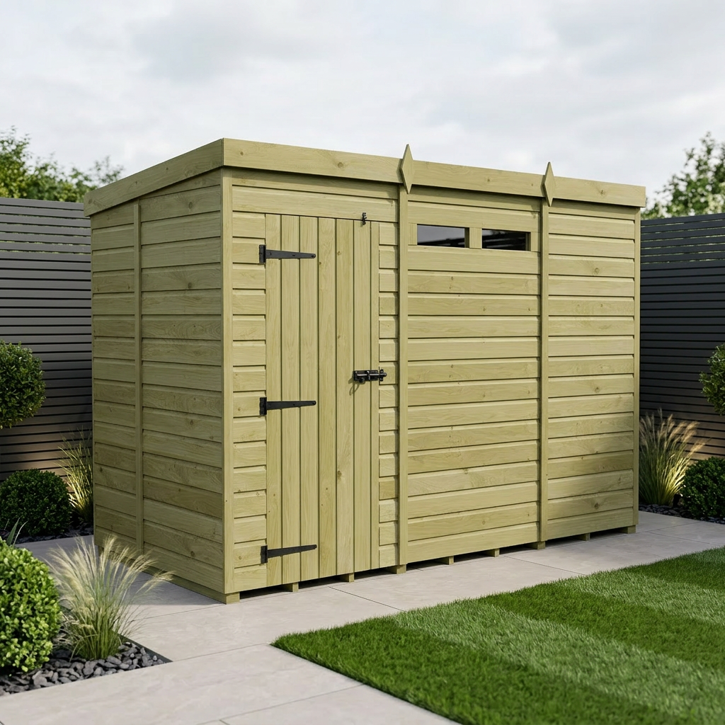 11 x 5 Security Pent Shed
