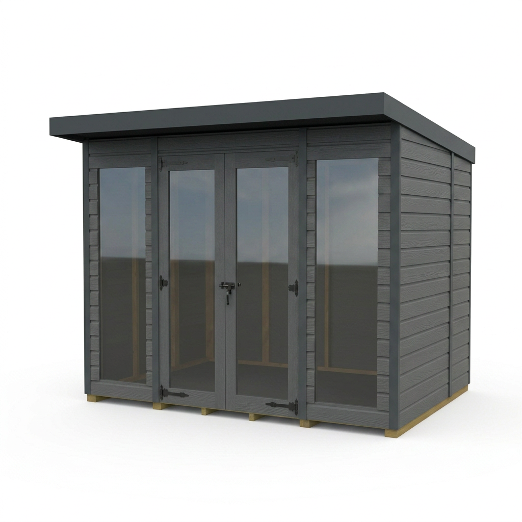 4x6 Composite Pent Full Height Summer House