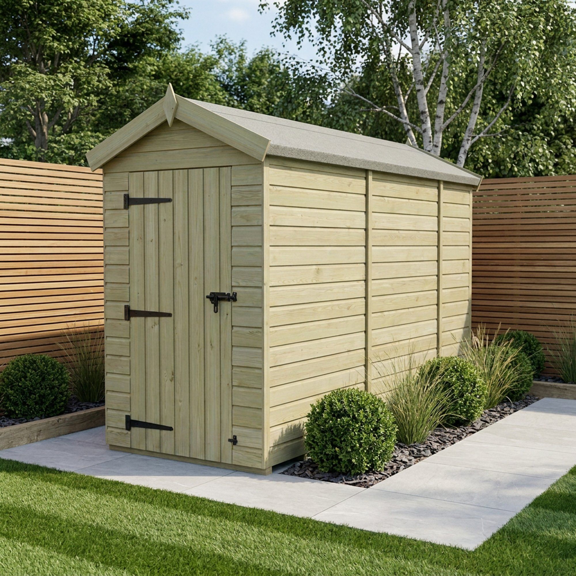 4 x 10 Apex Shed (Double Door, No Windows)