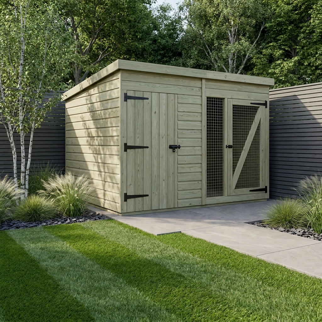 6 x 6 Dog Kennel And Run