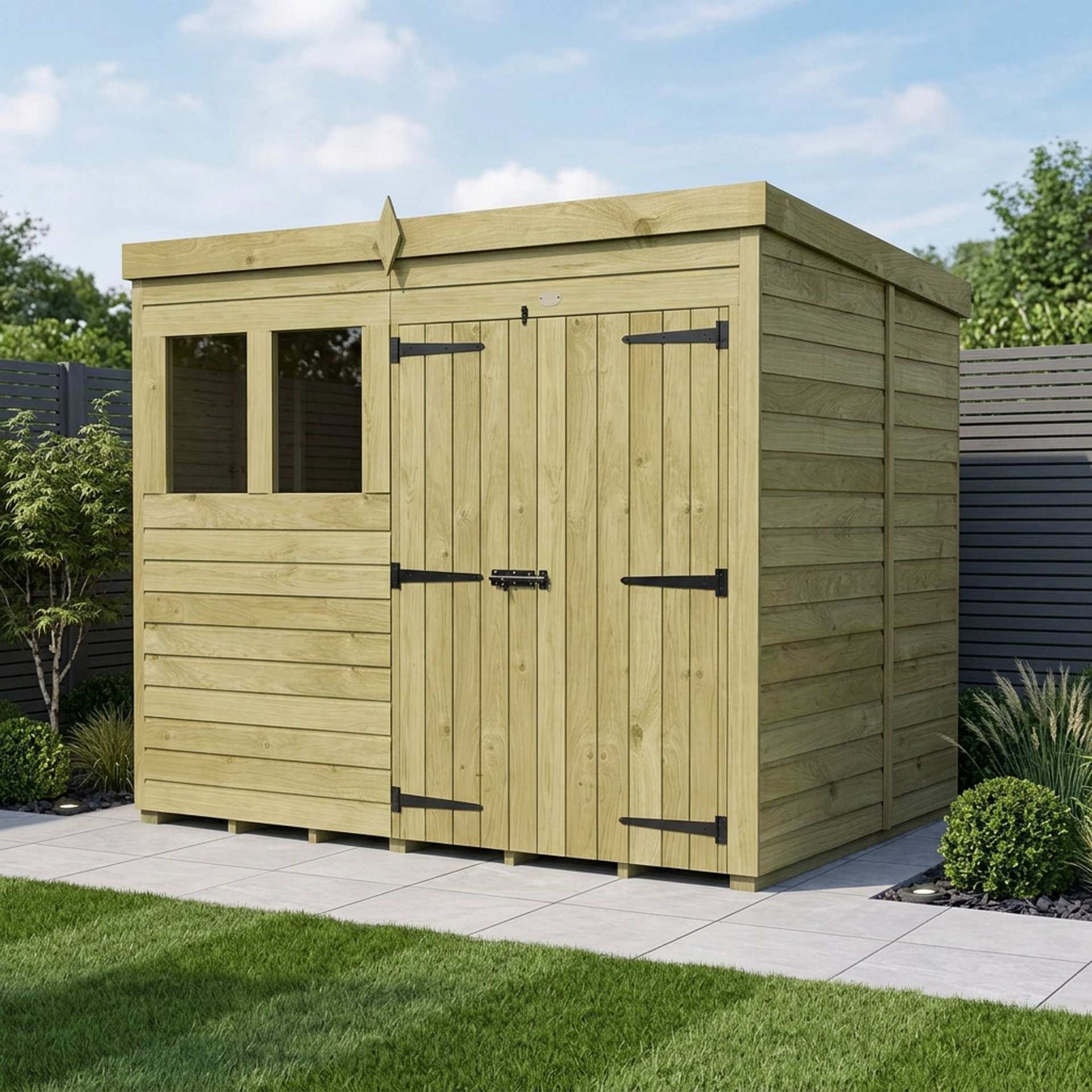 Pent sheds