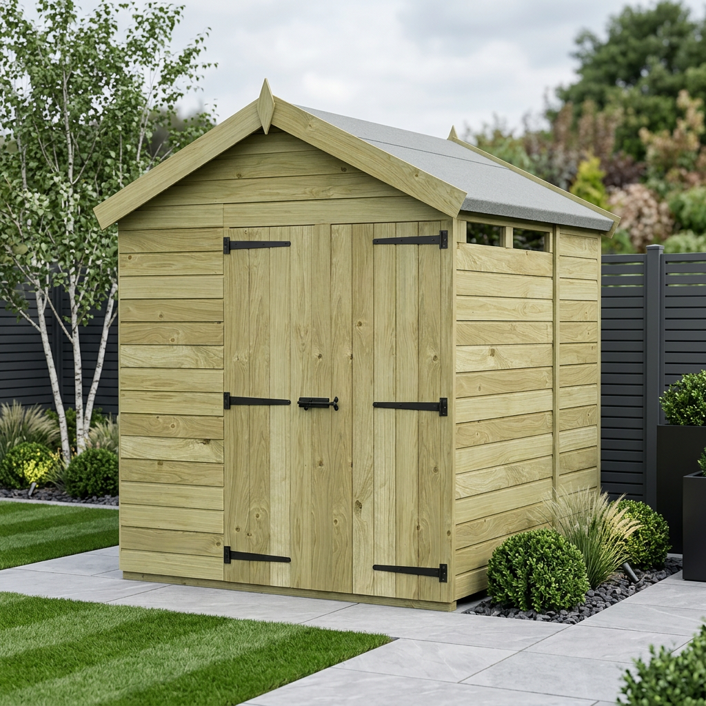 7 x 7 Apex Security Shed
