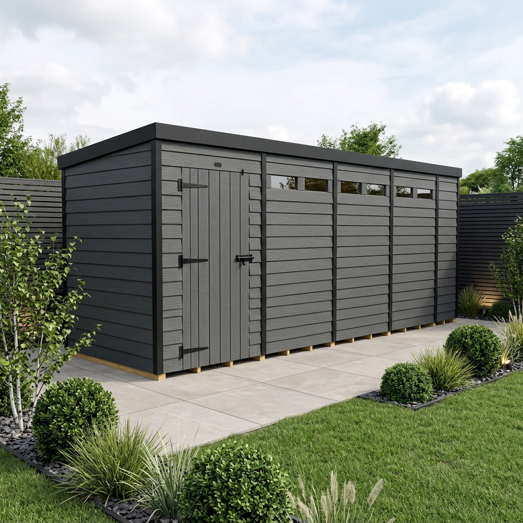 19 x 4 garden shed