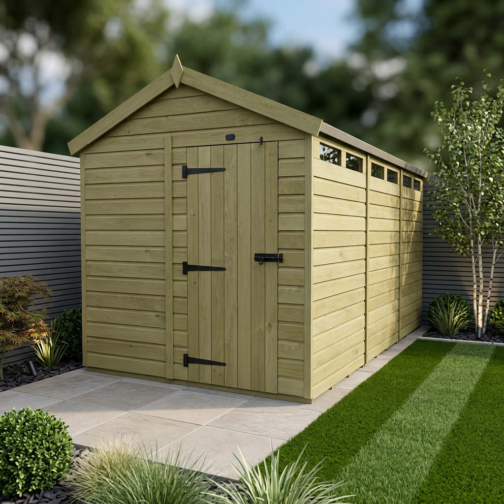 8 x 16 Apex Security Shed