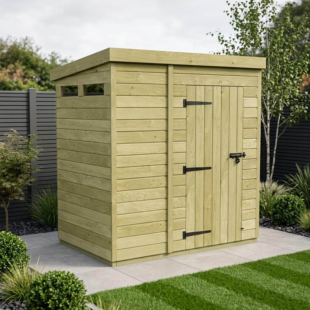 5 x 4 Security Pent Shed