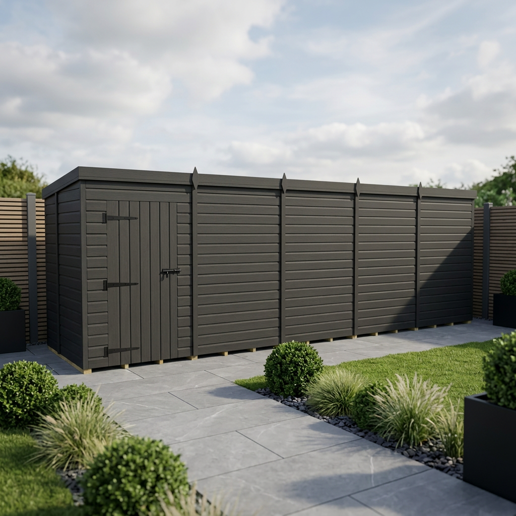 20 x 5 garden shed