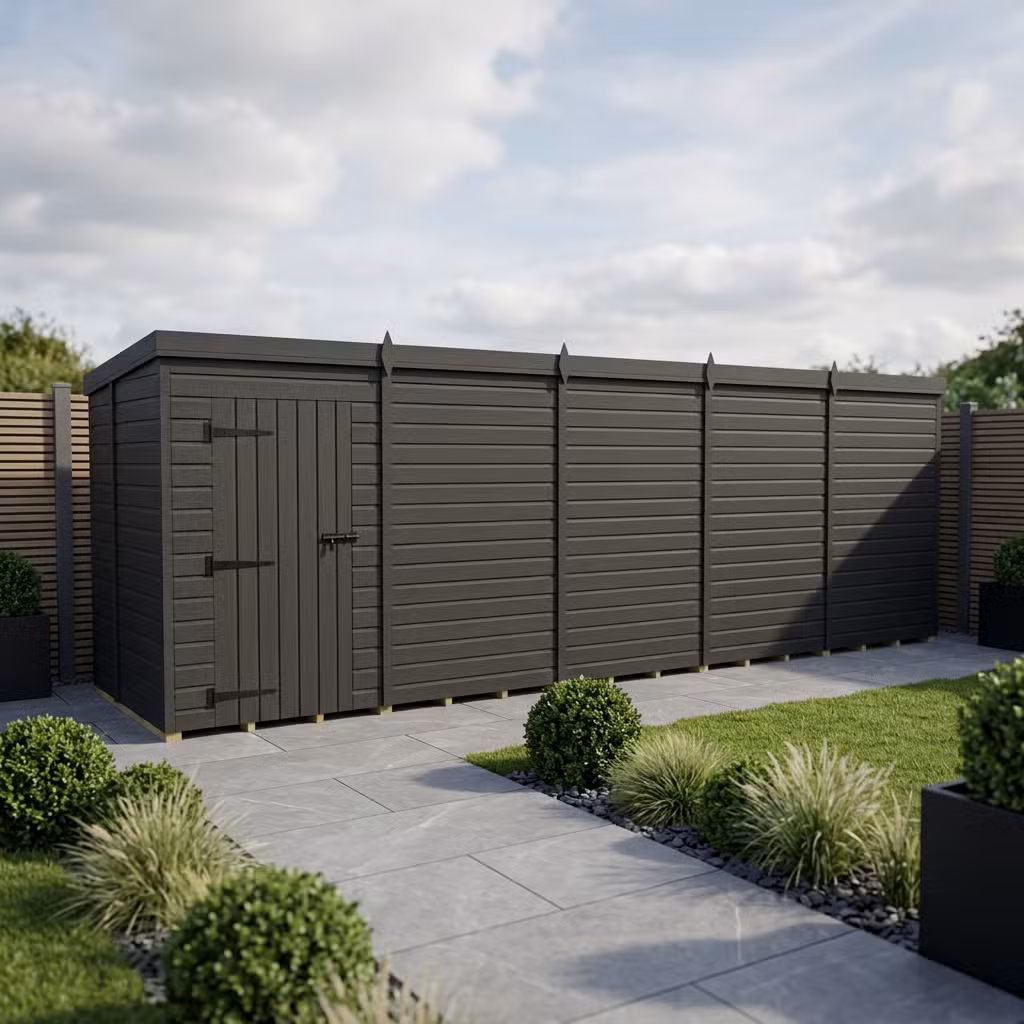 20 x 5 garden shed
