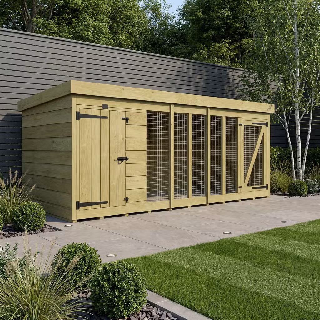 10 x 4 Dog Kennel And Run