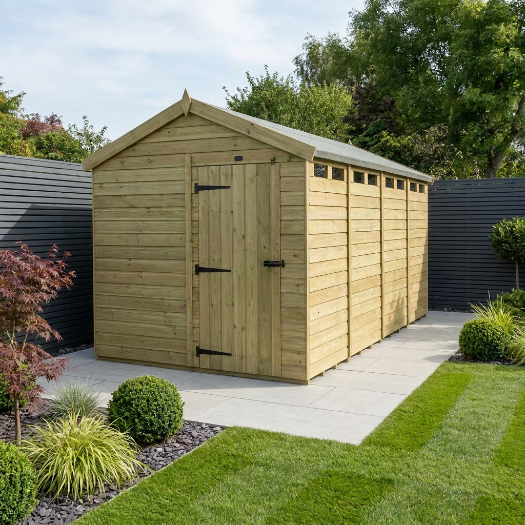 8 x 17 Apex Security Shed