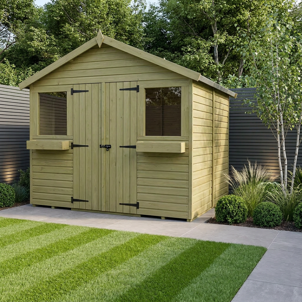 12 x 8 Apex Summer Shed