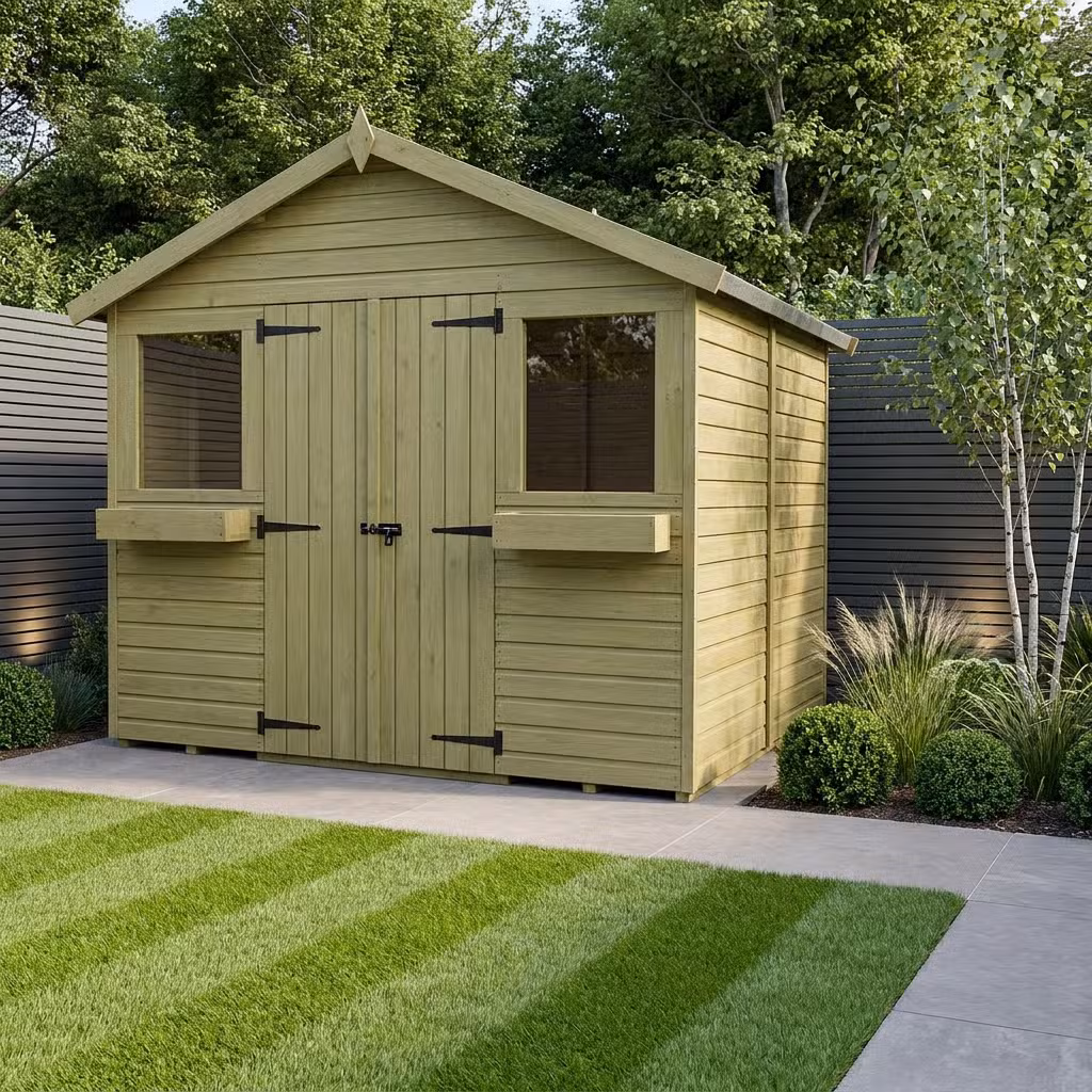 12 x 8 Apex Summer Shed