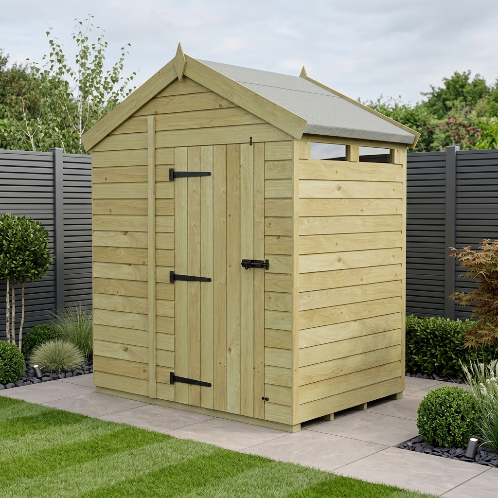 4 x 6 Apex Security Shed